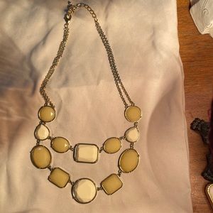 3 for $10 necklace tan/cream 24” gold